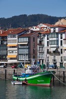 Framed Spain, Basque Country, Vizcaya, Lekeitio Harbor