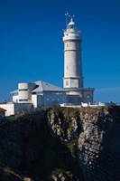Framed Cabo Mayor Lighthouse, Santander, Spain