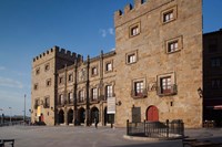 Framed Palacio de Revillagigedo, Gijon, Spain
