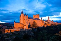 Framed Spain, Segovia Alcazar Castle at Sunset