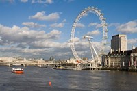 Framed England, London, London Eye and Shell Building