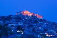 Framed Byzantine-Genoese Castle, Lesvos, Mithymna, Northeastern Aegean Islands, Greece