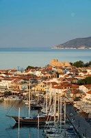 Framed Greece, Aegean Islands, Samos, Pythagorio: Harbor