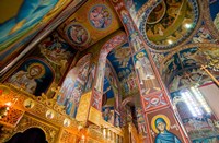 Framed Interior of church in Rethymnon, Crete, Greece