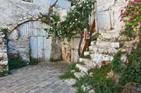Framed Old door, Chania, Crete, Greece