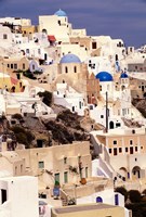 Framed Traditional Architecture on Santorini, Greece