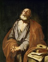 Framed Saint Peter Penitent