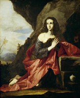 Framed Saint Mary Magdalen or Saint Tais, 1641