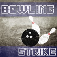 Framed Bowling Strike