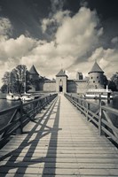 Framed Island Castle by Lake Galve, Trakai, Lithuania IV