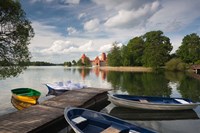 Framed Island Castle by Lake Galve, Trakai, Lithuania VII