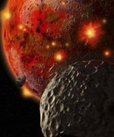 Framed Asteroid Impacts Early Earth
