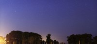 Framed Wide Panorama of Comet Panstarrs, Mercedes, Argentina