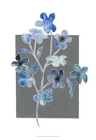 Framed Blue Bouquet II