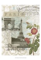 Framed Visiting Paris
