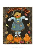 Framed Fall Scarecrow II
