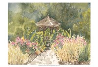 Framed Watercolor Garden IV