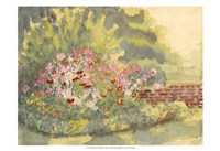 Framed Watercolor Garden V