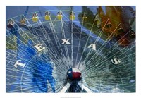 Framed Texas Ferris Wheel