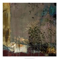 Framed Cactus Abstract