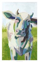 Framed Painterly Cow II