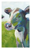 Framed Painterly Cow III