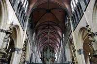 Framed Onze Lieve Vrouwekerk, Bruges, Belgium