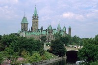 Framed Parliament Building in Ottawa