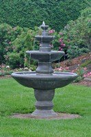 Framed Fountain at KIngsbrae Garden