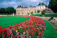 Framed Luxembourg Palace in Paris, France