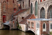 Framed Canals, Bruges, Belgium