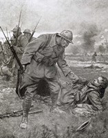 Framed World War I, Battle of Champagne, France