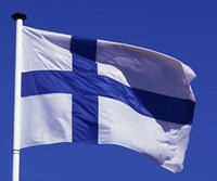 Framed Finnish Flag, Finland