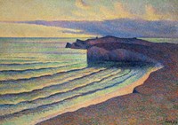 Framed Seashore In Normandy, 1893