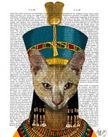 Framed Egyptian Queen Cat