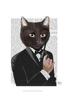 Framed James Bond Cat