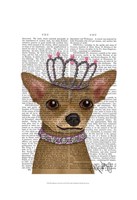 Framed Chihuahua And Tiara