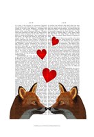 Framed Foxes in Love
