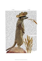 Framed Meerkat Cowboy
