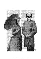 Framed Screaming Woman and Skull