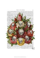 Framed Bouquet of Skulls