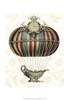 Framed Baroque Balloon with Clock