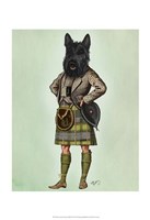 Framed Scottish Terrier in Kilt