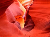 Framed Glowing Sandstone Walls, Lower Antelope Canyon