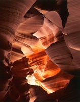 Framed Red Sandstone Walls, Lower Antelope Canyon (Color)