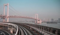 Framed Tokyo Train Ride 4