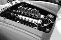 Framed Ferrari Engine