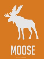 Framed Moose White