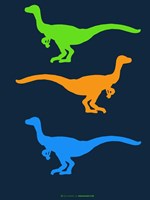 Framed Dinosaur Family 12