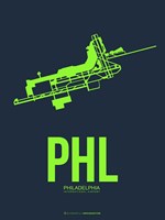 Framed PHL Philadelphia 3
